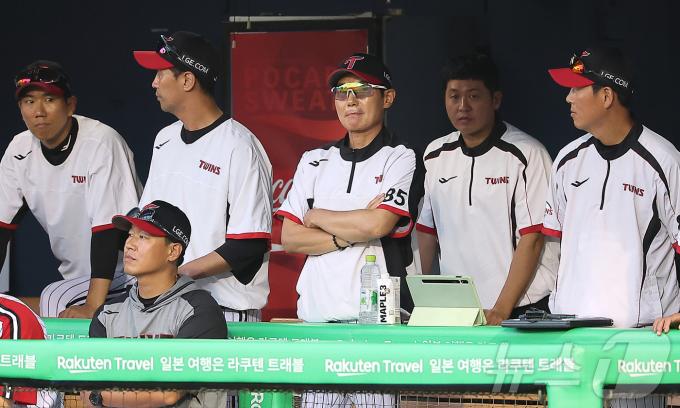 LG 트윈스는 선두 한화 이글스와 승차가 1경기로 좁혀졌다. 2025.6.22/뉴스1 ⓒ News1 김진환 기자