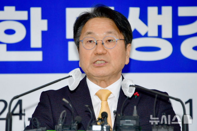 민선 8기 취임 3주년 기자회견하는 강기정 광주광역시장/뉴시스