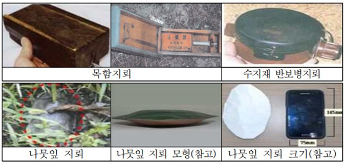 북한 지뢰 형상. /사진제공=육군 제9보병사단