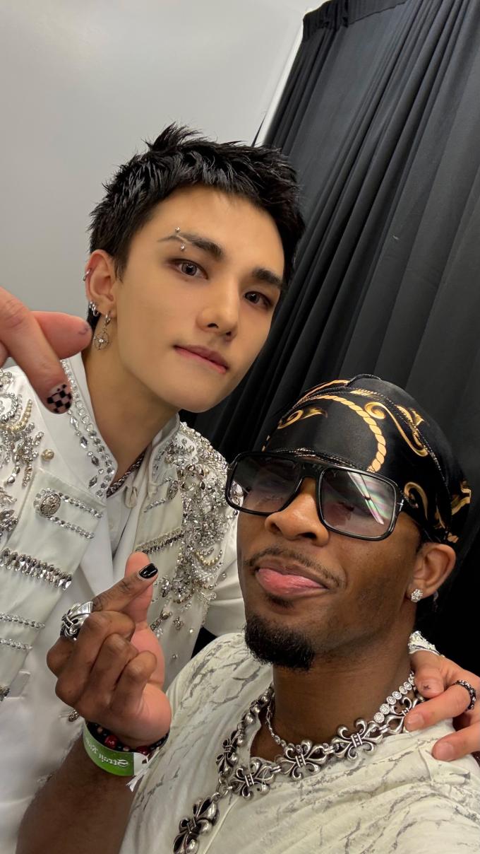 스트레이 키즈 현진(왼쪽)과 데이비드(d4vd 제공)