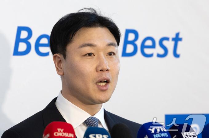 국제올림픽위원회(IOC) 선수위원에 도전하는 봅슬레이 메달리스트 원윤종. 뉴스1 ⓒ News1 이승배 기자