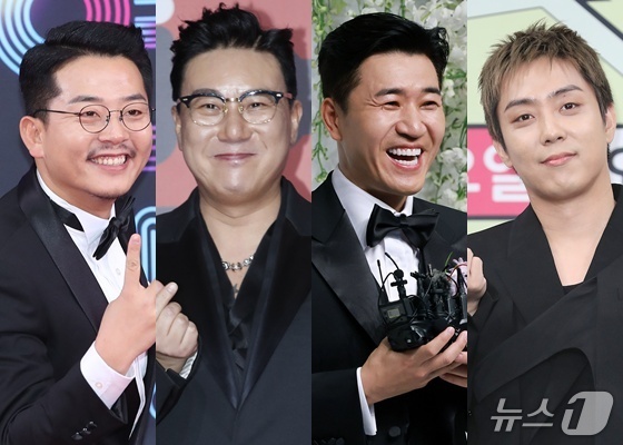 (왼쪽부터) 김준호, 이상민, 김종민, 은지원 ⓒ 뉴스1 DB