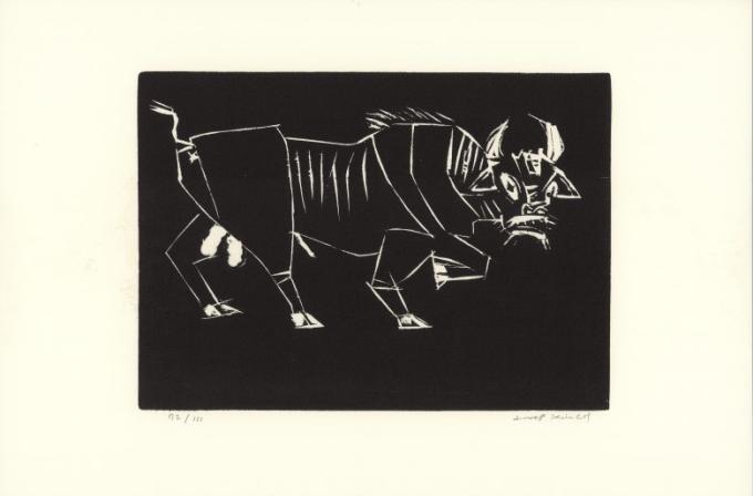 김종학, Untitled 판화, 종이에 목판, 2008 (국립현대미술관 제공)