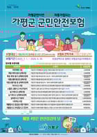 가평군 군민안전보험 안내문. /사진제공=가평군