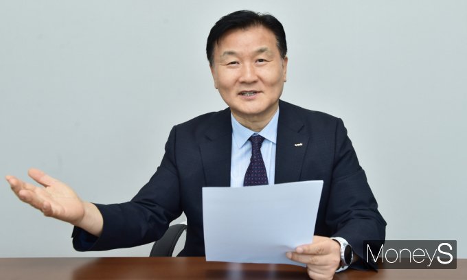 한국리츠협회가 리츠 취득세 감면을 1일 건의했다. 사진은 정병윤 한국리츠협회 회장. /사진=머니S 임한별 기자