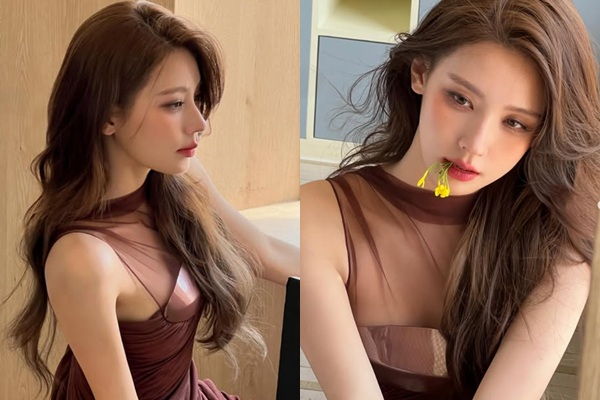 걸그룹 (여자)아이들 멤버 미연이 고혹적인 매력으로 눈길을 끌었다. /사진=미연 인스타그램