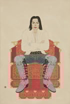 손동현, '왕의 초상 (40 One More Chance)', 2008, 지본수묵채색, 194 &times; 130 cm, 작가 소장 (서울시립미술관 제공)