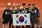 아시아탁구청소년선수권대회 19세 이하 혼합복식 우승과 준우승을 차지한 김가온-박가현 조와 최지욱-유예린 조. (대한탁구협회 제공)