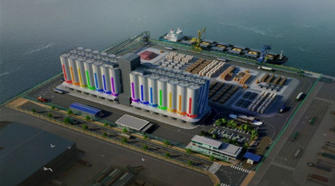 부산신항 양곡부두 조감도/사진=해양진흥공사