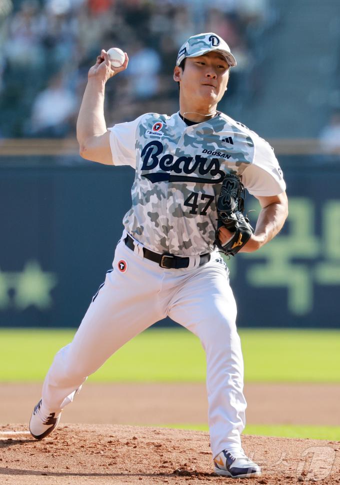 두산 베어스 투수 곽빈. 2025.6.3/뉴스1 ⓒ News1 김진환 기자