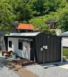 이재민들이 입주한 임시조립주택 전경./사진제공=경북 예천군