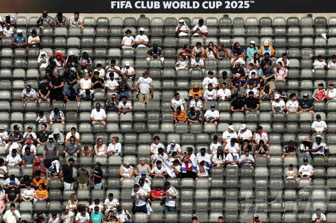 2025 FIFA 클럽월드컵은 흥행 부진에 빠졌다. 관중석에도 빈자리가 보인다. ⓒ AFP=뉴스1