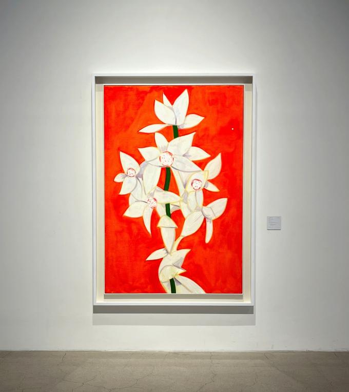 알렉스 카츠 (Alex Katz), Cymbidium Yellow on Red (아티피오 제공)
