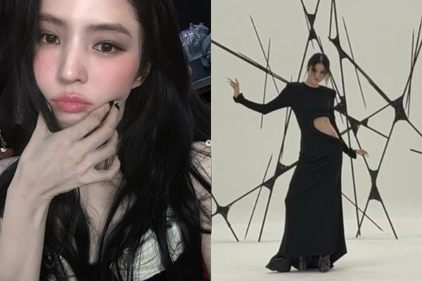 배우 한소희가 파격적인 모습으로 시선을 사로잡았다. /사진=한소희 인스타그램