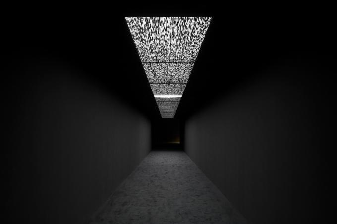 Ryoji Ikeda, 'data.flux [n&ordm;1], 2020, 180 Strand' 전시 전경, Photo by Jack Hems (국립아시아문화전당 제공)