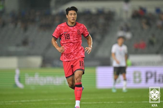 축구대표팀 공격수 이호재. (대한축구협회 제공)