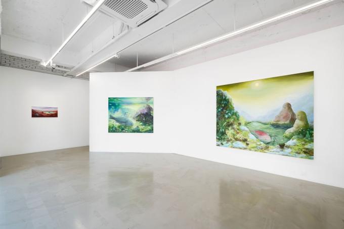 최민영 '미드나이트 워크'展 전시 전경 (갤러리바톤 제공)