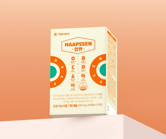 대웅제약이 복합 건강기능식품 '합쎈'을 선보인다. 사진은 합쎈 제품 모습. /사진=대웅제약