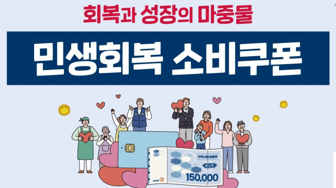 '민생회복 소비쿠폰' 지급신청 안내. /사진제공=안양시 