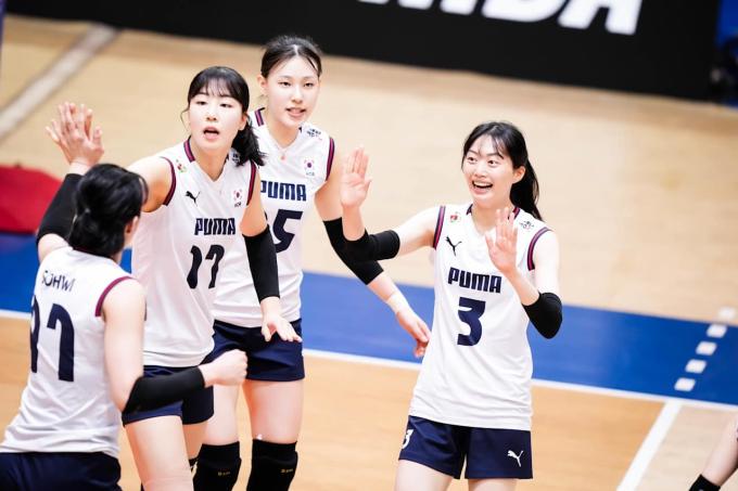 한국 여자배구 대표팀이 불가리아에 2-3으로 패했다.(VNL 제공)