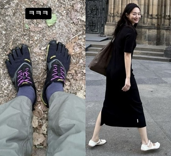 이효리 신발, 신민아/인스타그램 캡처
