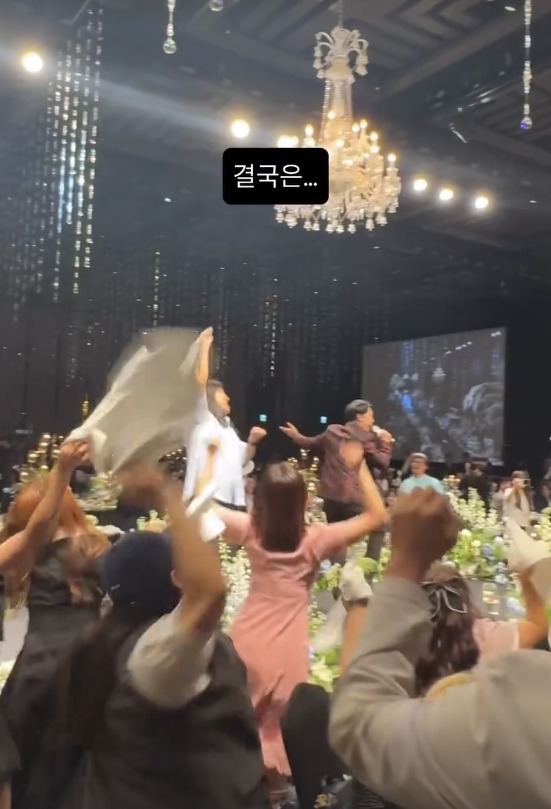 방송인 김준호, 김지민 결혼식
