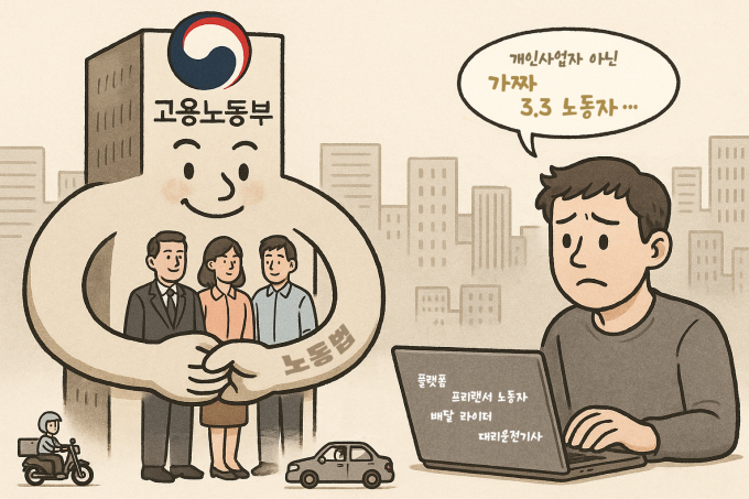 근로자가 아닌 노동자