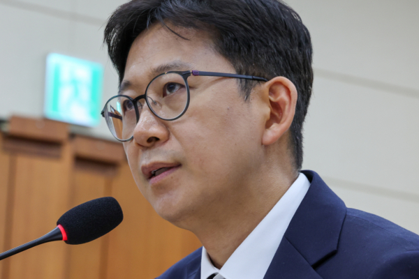 이재명 대통령이 배경훈 과학기술정보통신부 장관 후보자 임명안을 재가했다. 사진은 배경훈 과학기술정보통신부 장관 후보자가 지난 14일 오후 서울 여의도 국회 과학기술정보방송통신위원회에서 열린 인사청문회에서 의원 질의에 답하고 있는 모습. /사진=뉴스1