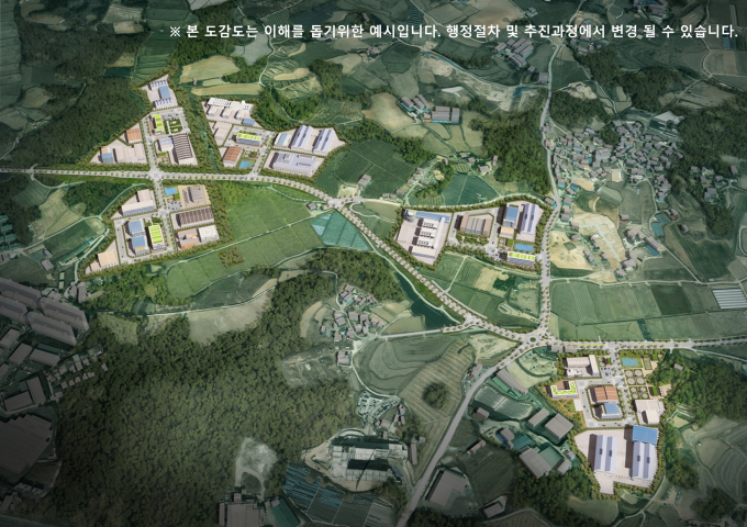  '여주 가남 일반산업단지 클러스터' 도감도. /사진제공=여주시