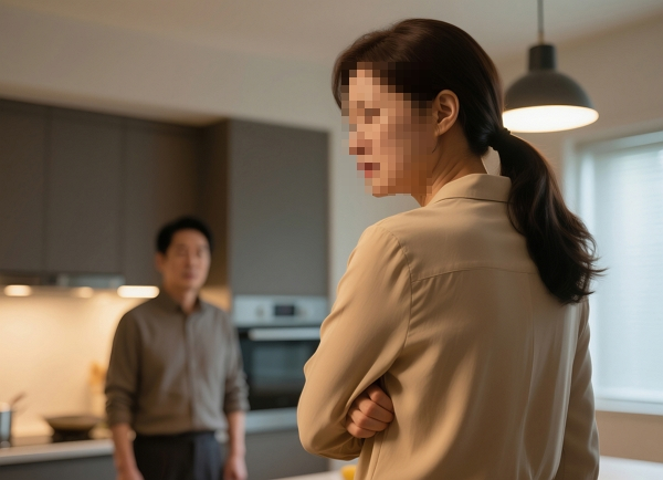 가정폭력으로 이혼을 하려고 하는 여성의 사연이 전해졌다. 사진은 기사의 이해를 돕기 위한 부부싸움 모습. /사진=클립아트코리아