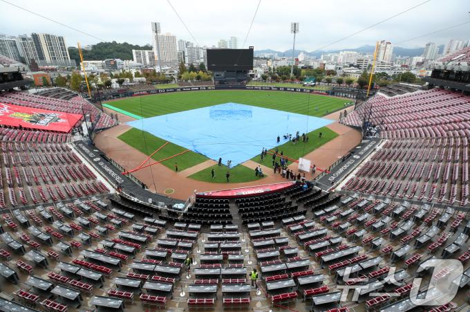 프로야구 인천, 광주 경기가 이틀 연속 취소됐다. /뉴스1 DB ⓒ News1 오대일 기자