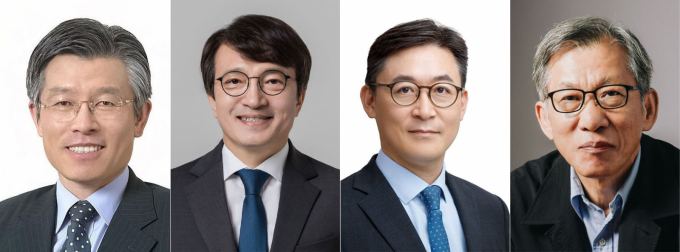 대통령실은 20일 인사혁신처 처장에 최동석(왼쪽부터) 현 최동석인사조직연구소 소장, 새만금개발청 청장에 김의겸 전 의원, 금융위원회 부위원장에 권대영 현 금융위원회 사무처장, 국립중앙박물관 관장에 유홍준 현 명지대 미술사학과 석좌교수를 각각 임명했다고 밝혔다./사진=뉴시스 