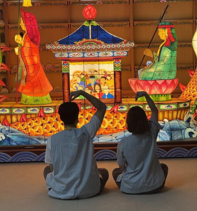 '나는 절로, 봉선사' 매칭 커플(제공 대한불교조계종 사회복지재단)