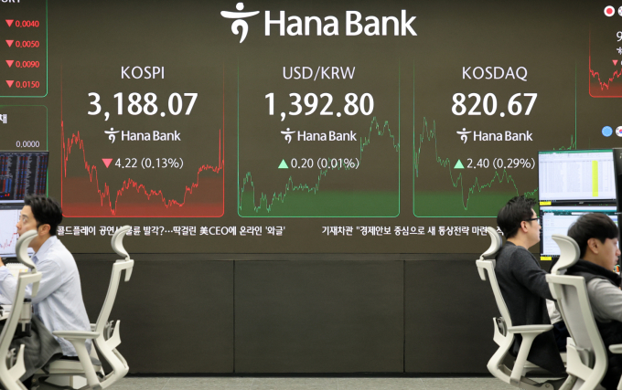 사진은 지난 18일 서울 중구 하나은행 딜링룸. /사진=뉴시스