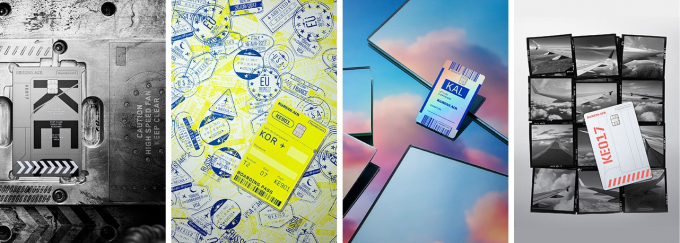 디자인 어워드 'IDEA 2021'에서 은상을 수상한 '대한항공카드'./사진=현대카드