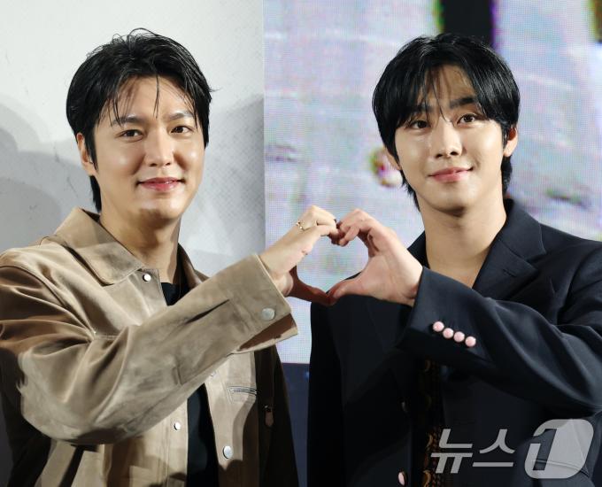 배우 이민호와 안효섭(오른쪽) 2025.7.21/뉴스1 ⓒ News1 권현진 기자