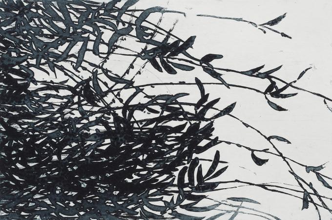 강승희, ?????-22535(Day Break-22535), 30x45cm, Aquatint Etching, 2025 (노화랑 제공)