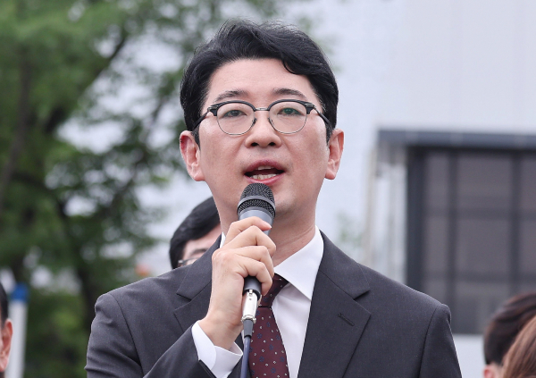 주진우 국민의힘 의원이 다음 달 22일 치러질 국민의힘 전당대회 당대표 선거에 출마하겠다고 밝혔다. 사진은 주진우 국민의힘 의원 모습. /사진=뉴스1