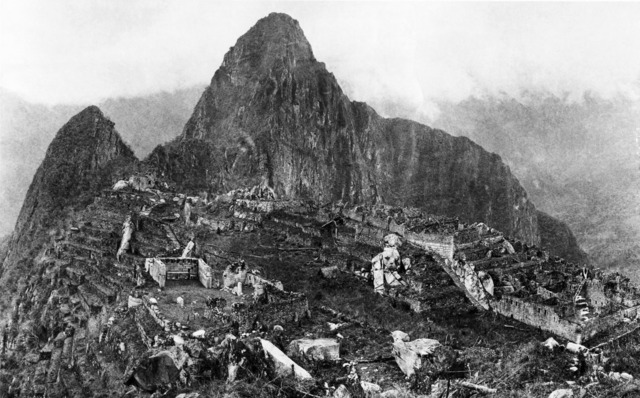 마추픽추. (출처: Hiram Bingham III, 1912, Public domain, via Wikimedia Commons)
