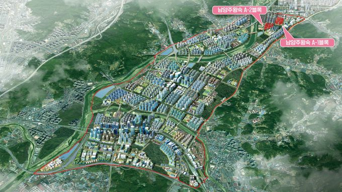 남양주왕숙 지구조감도. /사진제공=LH 경기북부지역본부