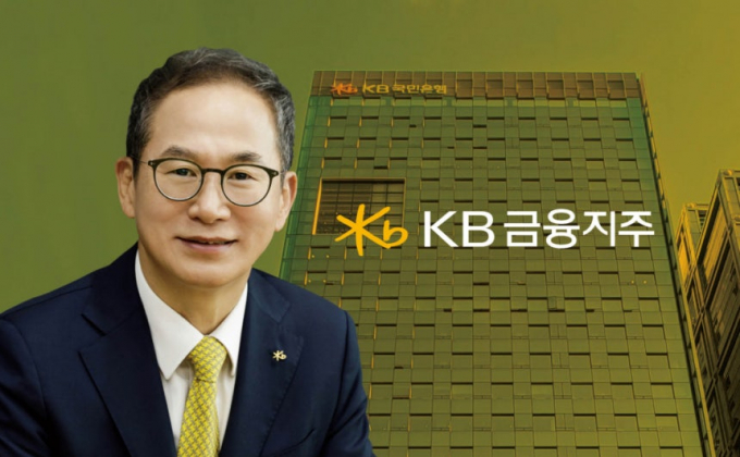 KB금융그룹은 상반기 순이익이 전년 동기 대비 23.8% 증가한 3조4357억원을 기록했다. 사진은 KB금융그룹/그래픽=김은옥 기자