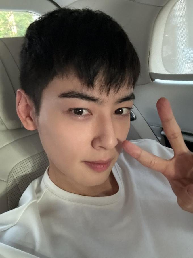 차은우 SNS 갈무리
