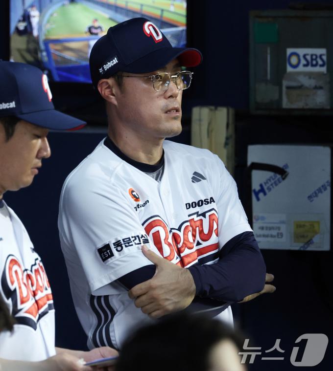 조성환 두산 베어스 감독대행. 2025.7.25/뉴스1 ⓒ News1 오대일 기자