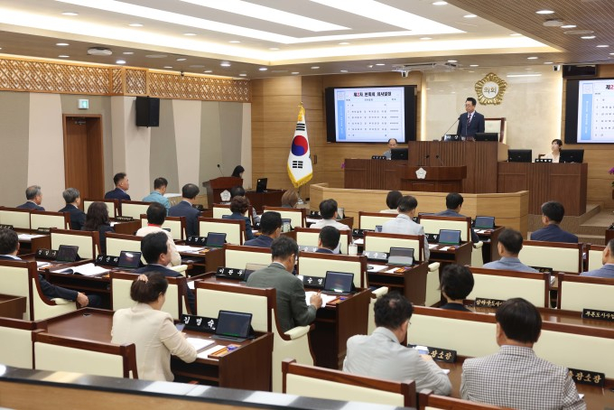 평택시의회 제257회 임시회 폐회 모습. /사진제공=평택시의회 