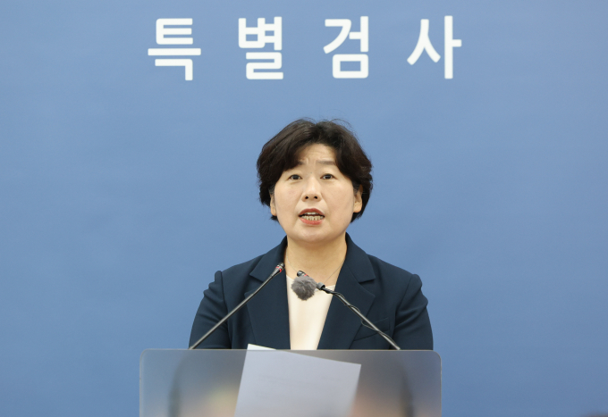 12·3 비상계엄 관련 내란·외환 혐의를 수사하는 내란 특검이 내란중요임무종사, 직권남용 권리행사방해 혐의를 받는 이상민 전 행정안전부 장관에 대해 구속영장 심문에 대해 준비 중인 상황이라고 전했다. 사진은 박지영 내란 특검 특검보가 지난 15일 특검 사무실이 마련된 서울 서초구 고등검찰청 기자실에서 정례 브리핑을 하는 모습. /사진=뉴시스