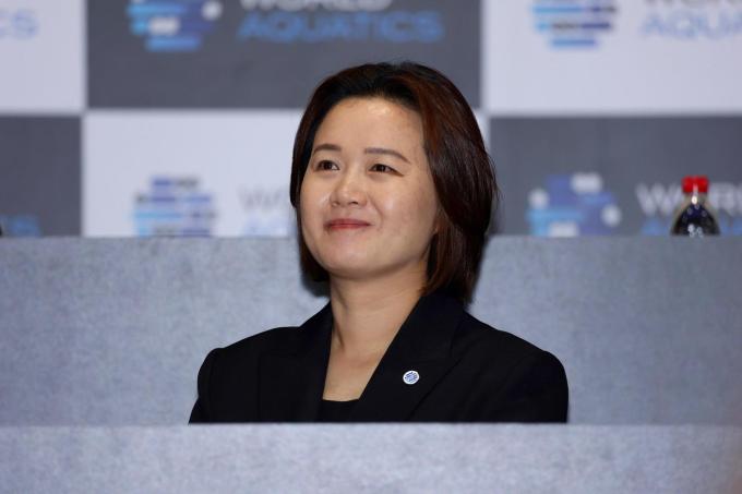 박주희 국제수영연맹 집행위원(대한수영연맹 제공)