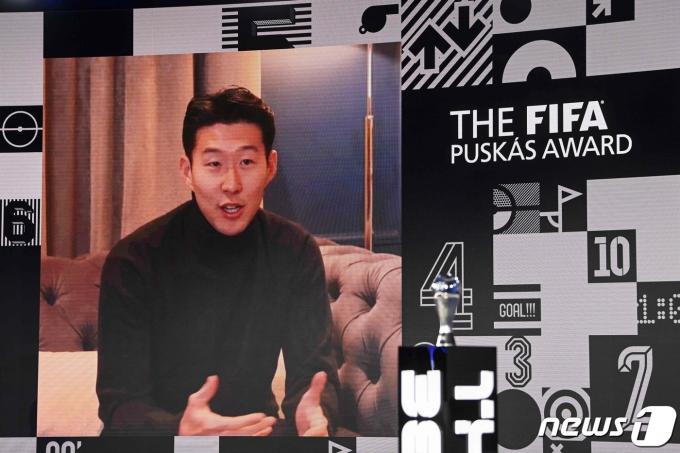 FIFA 푸스카스상을 비롯, 믿기지 않은 발자취를 남긴 손흥민 ⓒ AFP=뉴스1