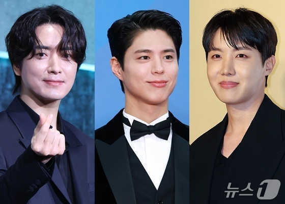 이준혁, 박보검, 제이홉(왼쪽부터) ⓒ 뉴스1 DB