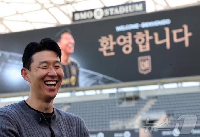 LA FC에 입단한 손흥민ⓒ AFP=뉴스1