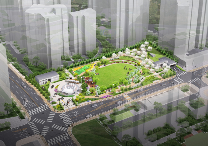 증포3지구 문화공원 공영주차장 조감도. /사진제공=이천시